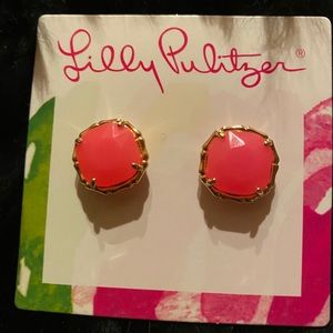 NWT Lilly Pulitzer neon stud earrings